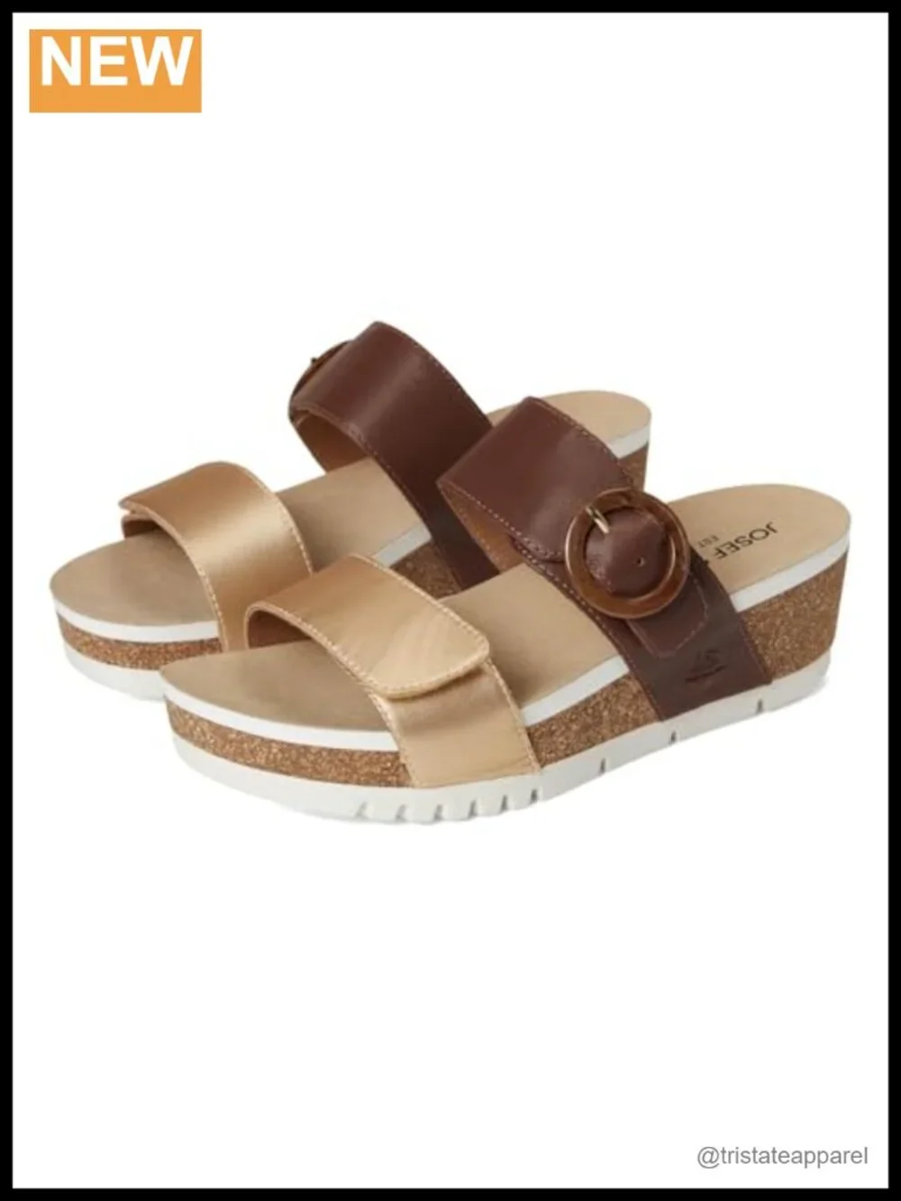 Josef Seibel Quinn 14 Leather Wedge Sandals